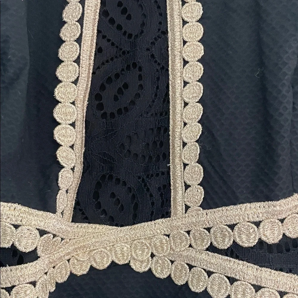 Lilly Pulitzer Black and Gold Dress - Picture 4 of 5